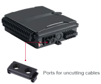 Fiber Termination Box ZCFTB-12B Front View