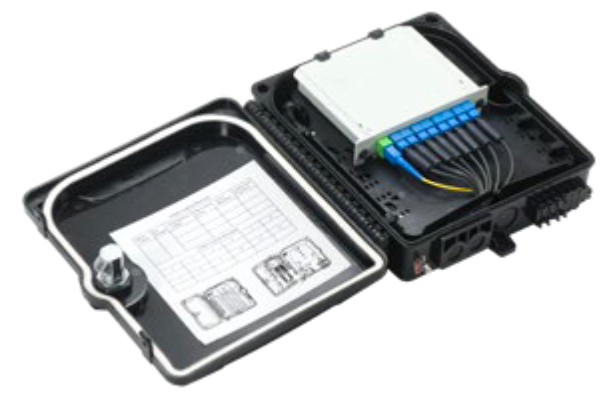 Fiber Termination Box ZCFTB-12B Installation View