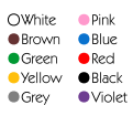 Outer sheath color options