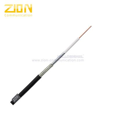 China Low loss flexible 50 ohm coax cable llc 100 series indoor / outdoor rated coax cable double shielded with pe jacket en venta