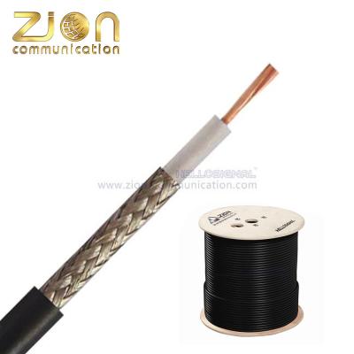 China RG8X Copper Inner Conductor, Solid PE, Nom. 3.50mm Tinned Copper with PVC coaxial cable for sale