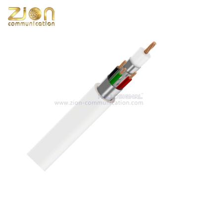 China Mini Coax +(2×0.5+1×0.22) Reasonable Price 75 Ohm Mini Coax Coaxial RG59+2 Composite Cable for sale