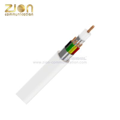China Mini Coax +4×0.22 4c Coaxial Cable Thin Mini Rg6 Coaxial Cable CCTV Cable With Power en venta