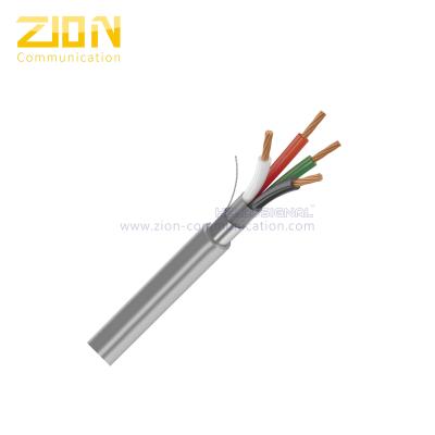 China Mylar Screened Security Cable 4 Pairs Stranded TC Conductor for Wiring Burglar for sale