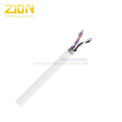 China 1.0mm2 Stranded Copper 2 Pairs Mylar Screended Security Cable for Alarm System for sale