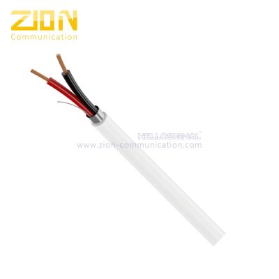 China Security Alarm Cable Shielded 2 Cores Stranded Copper Conductor for Access Control for sale