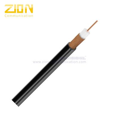 China 18 cable coaxial desnudo de la canalización vertical CMR del conductor de cobre RG6 del AWG para la antena de TV en venta