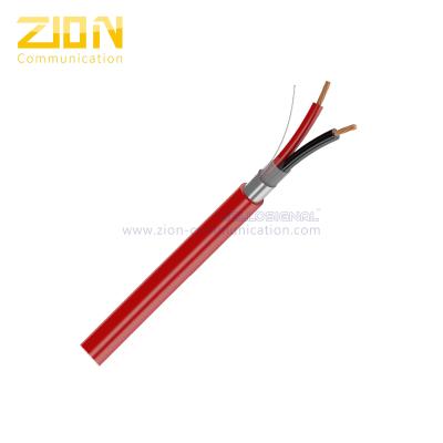 China FPL Shielded Fire Alarm Cable 18 AWG 2 Core Non-Plenum PVC for Smoke Detectors for sale