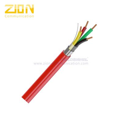China Fire Alarm Cable Shielded  22AWG Solid Bare Copper with FR-PVC Non-Plenum for sale