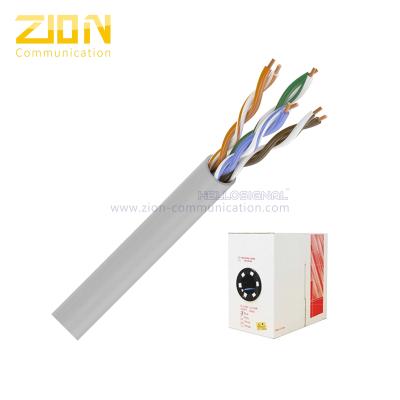 China UTP CAT5E Network Cable Copper Clad Aluminum with PVC Jacket  for Fast Ethernet for sale