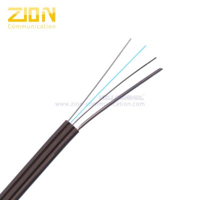 China Arco-tipo autosuficiente cable de descenso de acero del miembro de fuerza FTTH GJYXCH en venta