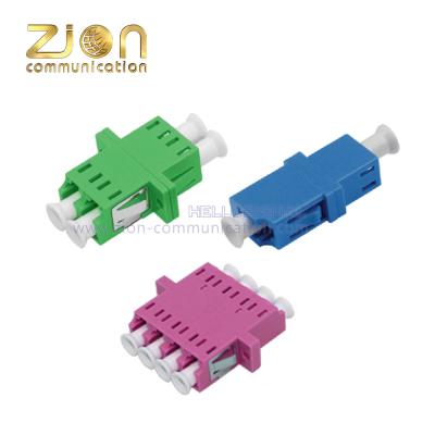 中国 繊維光学のアダプター- LCのアダプター-中国の製造業者からの光ファイバケーブル アセンブリ- Zionコミュニケーション 販売のため