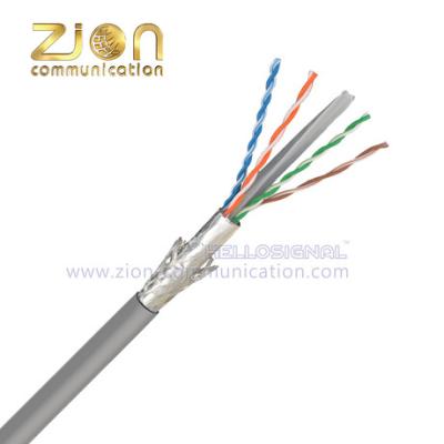 Chine Le CPR de cuivre de câble Ethernet de la catégorie 6 de veste de SF/UTP 0.57mm LSZH a certifié à vendre