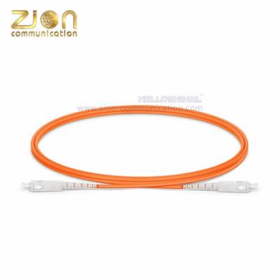 China SC UPC To SC UPC Simplex OM1 Multimode Fiber Optic Cable Patch Cord FOPC for sale