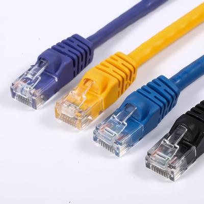 China Cat5E Cat 6 Cat6a UTP Ethernet Patch Cable Round For Communicate for sale