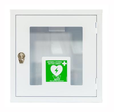 China High Durability AED Wall Cabinet With Alarm System 380x380x200mm for sale