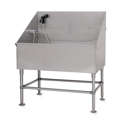 China Indoor / Outdoor Stainless Steel Dog Wash Tub , Professional Dog Grooming Tubs for sale