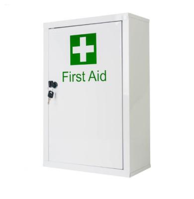 China Steel Metal First Aid Cabinet , Lockable First Aid Box 460x300x140mm for sale