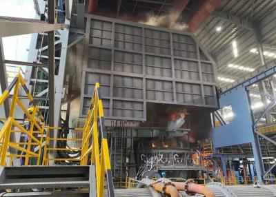 China Fornalha de arco elétrico aberta da fábrica de aço da tampa, fornalha de derretimento de aço de 100 toneladas à venda