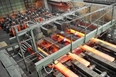 China Steel Fabrication Machinery Continuous Casting Machine With 50Hz Frequency en venta