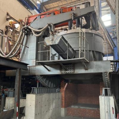 China 10T Steelmaking Electric Arc Furnace Straight Carbon Steel Eaf Three Phase for sale