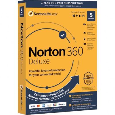 China Software general global superior de la seguridad del antivirus de la licencia de la llave del dispositivo de Norton 360 1 en línea en venta