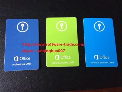 China Permanent Microsoft Office 2013 Retail Key , Office 2013 Home And Business Key for sale