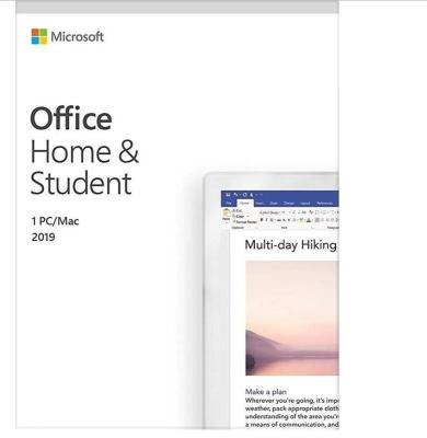 China Useful Microsoft Office Home Student 2019 , Ms Office 2019 For Pc / Mac for sale