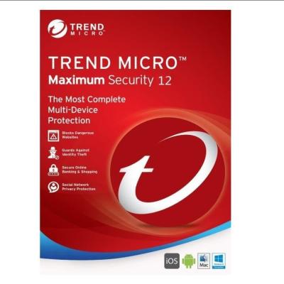 China 100% Working Online Trend Micro Maximum Security 2019 3 Year Valid For Laptop / Mobile for sale