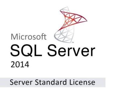 China Original English Software Key Codes MS SQL Server 2014 Standard DVD OEM for sale