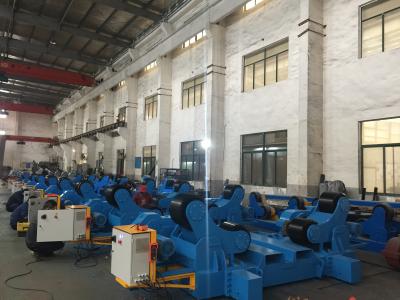China Steel Pipe Welding Rotator Design Self Aligning Rubber Roller 120 Ton for sale
