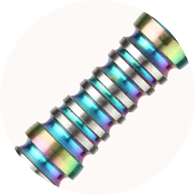 Straight barrel design of Emyth darts