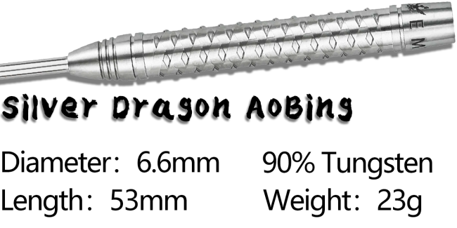 Emyth AoBing tungsten darts set with barrels, shafts and flights