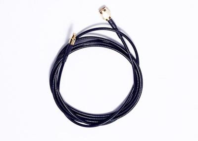 China RG174 cabo coaxial masculino do cabo SMA, adaptador do cabo do conector do preto MCX à venda