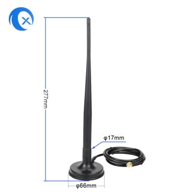 China SMA Male Connector 4G LTE Magnetic Mount Antenna With LMR195 Cable for sale