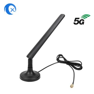 China 600MHz - 6GHz SMA Connector Magnetic Mount Antenna With RG174 Cable for sale
