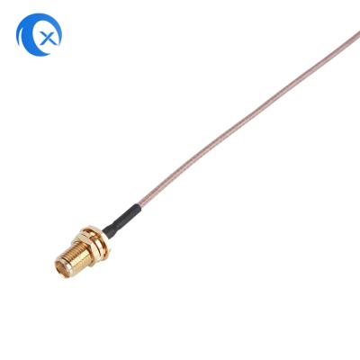 China Flexible RG316 Wifi Receiver Antenna Coaxial Jumper With RP SMA Female for sale