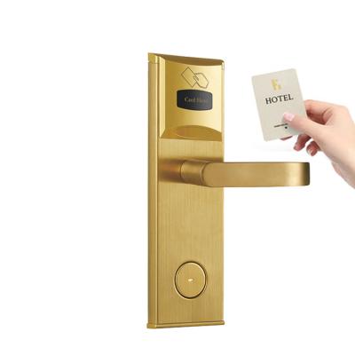 China Sistema elegante electrónico de la cerradura de la puerta de acceso de la tarjeta del hotel del precio de fábrica de la cerradura del hotel en venta