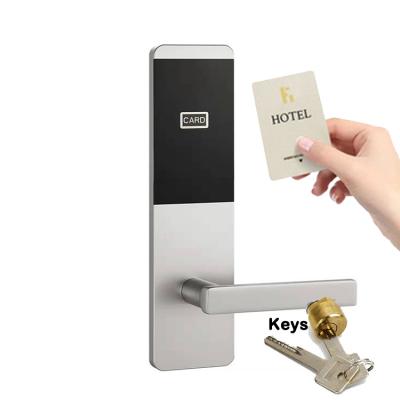 China Aluminium Alloy 300mm Hotel Smart Door Locks Card M1fare System for sale