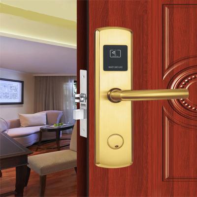 China Free Software 300mm Electronic Smart Door Locks Card Sus304 for sale