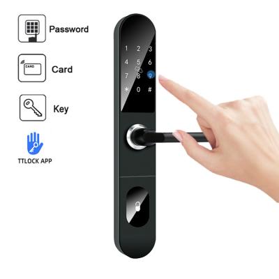 China Digital Keycard TTlock Sliding Door Smart Lock Password 45mm for sale