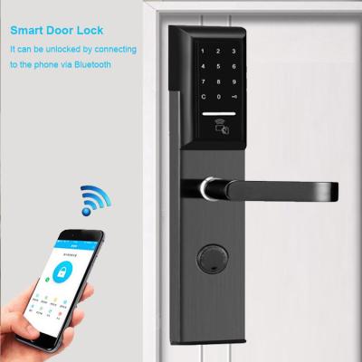 China SUS304 DC6V Apartment Smart Door Lock Password FCC Keyless Wireless Door Locks for sale