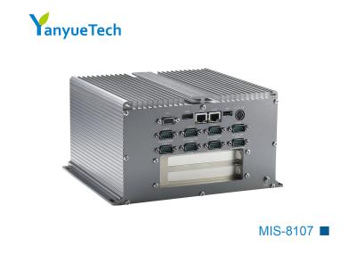 China MIS-8107 Fanless Industrial Computer 1037U CPU 10 Series 6 USB 2 PCI Extension for sale