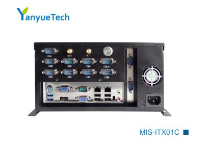中国 MIS-ITX01 I3 I5 I7 CPUの多数のシリアル ポートを支える産業埋め込まれたコンピュータ1つのPCIまたはPCIE延長 販売のため