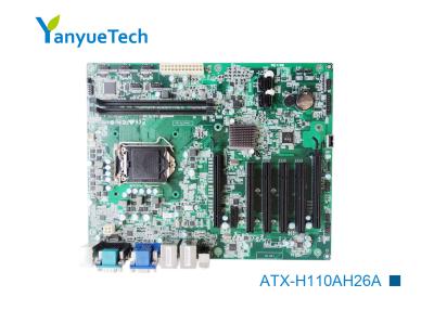 China ATX-H110AH26A Industrial ATX Motherboard / ATX Motherboard Intel@ PCH H110 Chip 2 LAN 6 COM 10 USB 7 Slot 4 PCI for sale