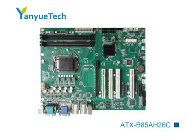 China ATX-B85AH26C PCH B85 Industrial ATX Motherboard 2 LAN 6 COM 12 USB 7 Slot 4 PCI MSATA for sale