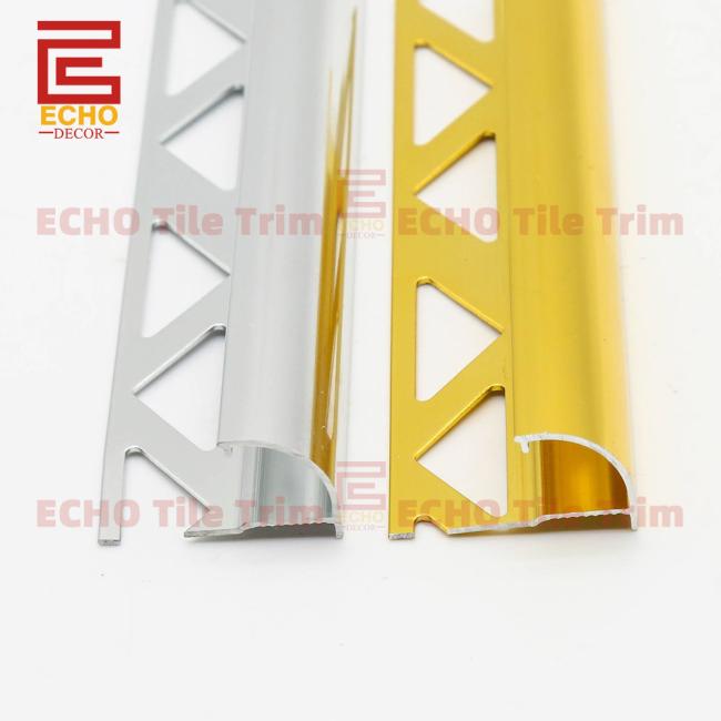 aluminum Bullnose Tile Edging Trim profile
