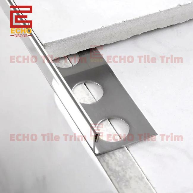 Metal Straight L Shape Edge Tile Trim