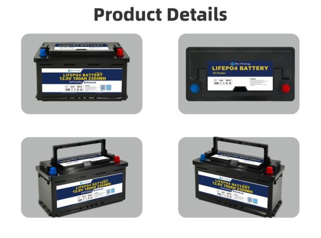 BeLY LFP-12V180AH Lithium Battery technical specifications and design