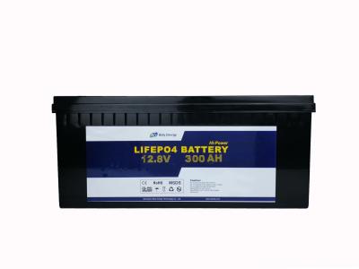 China 12V 300AH Lithium Iron Phosphate LiFePO4 Battery 3000 Cycles for sale
